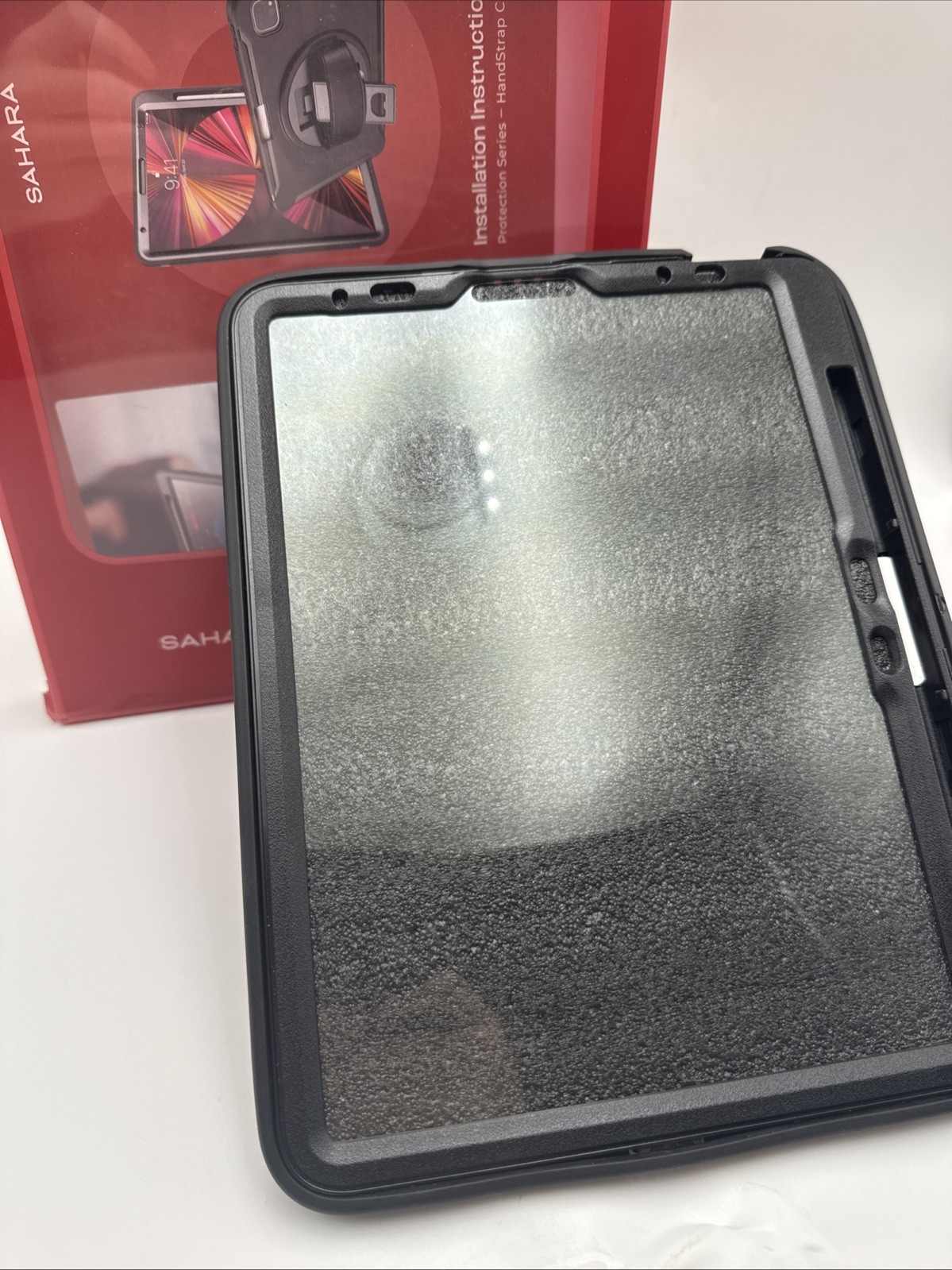 SaharaCase Raider Series Heavy Duty Hand Strap Case for iPad Air 11 - Black