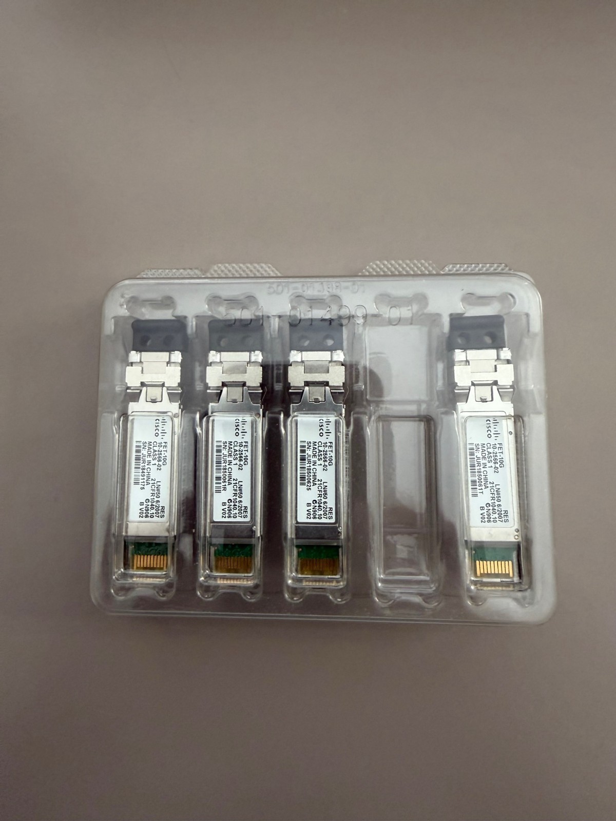 Cisco SFP+ 10G Extender Transceiver 10-2566-02 FET-10G - Brand New Qty 4