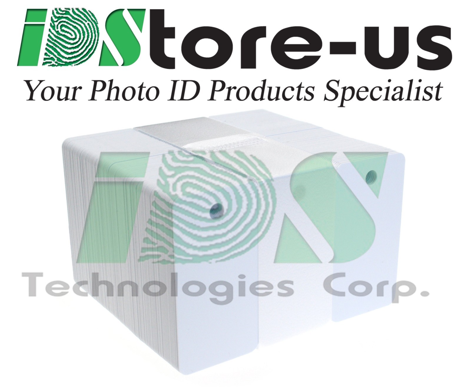 500 Blank White 3-UP Breakaway Keytag PVC Cards, CR80, 30 Mil, Graphics Quality