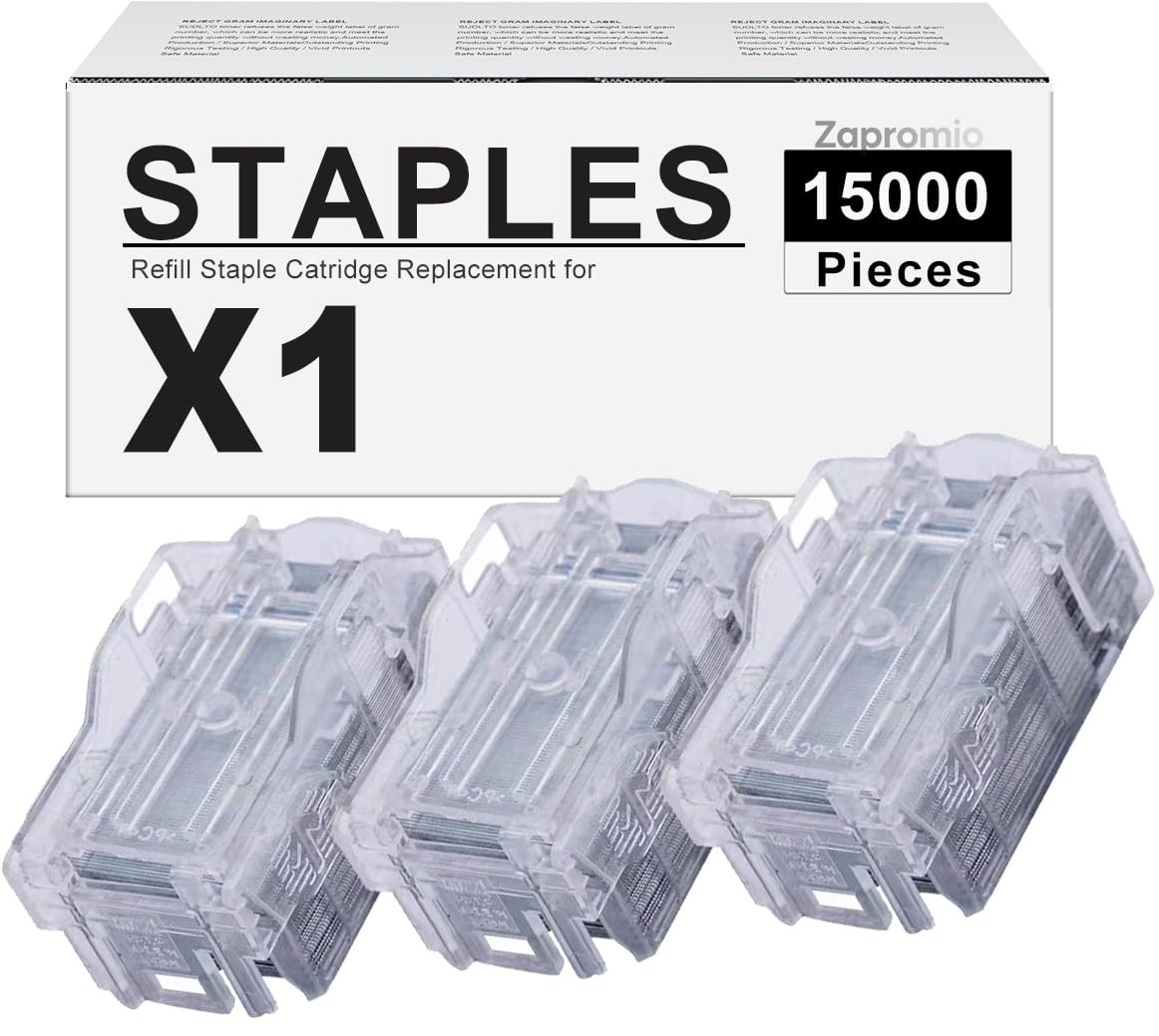 3-Pack X1 Staple Cartridge Compatible with Canon X1 0146C001 Staples Cartridges