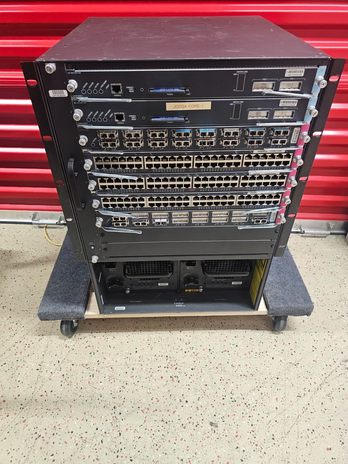 CISCO Catalyst 6500 Ws-6500-E Network Switch w/Ws-Svc-Asa-Sm1