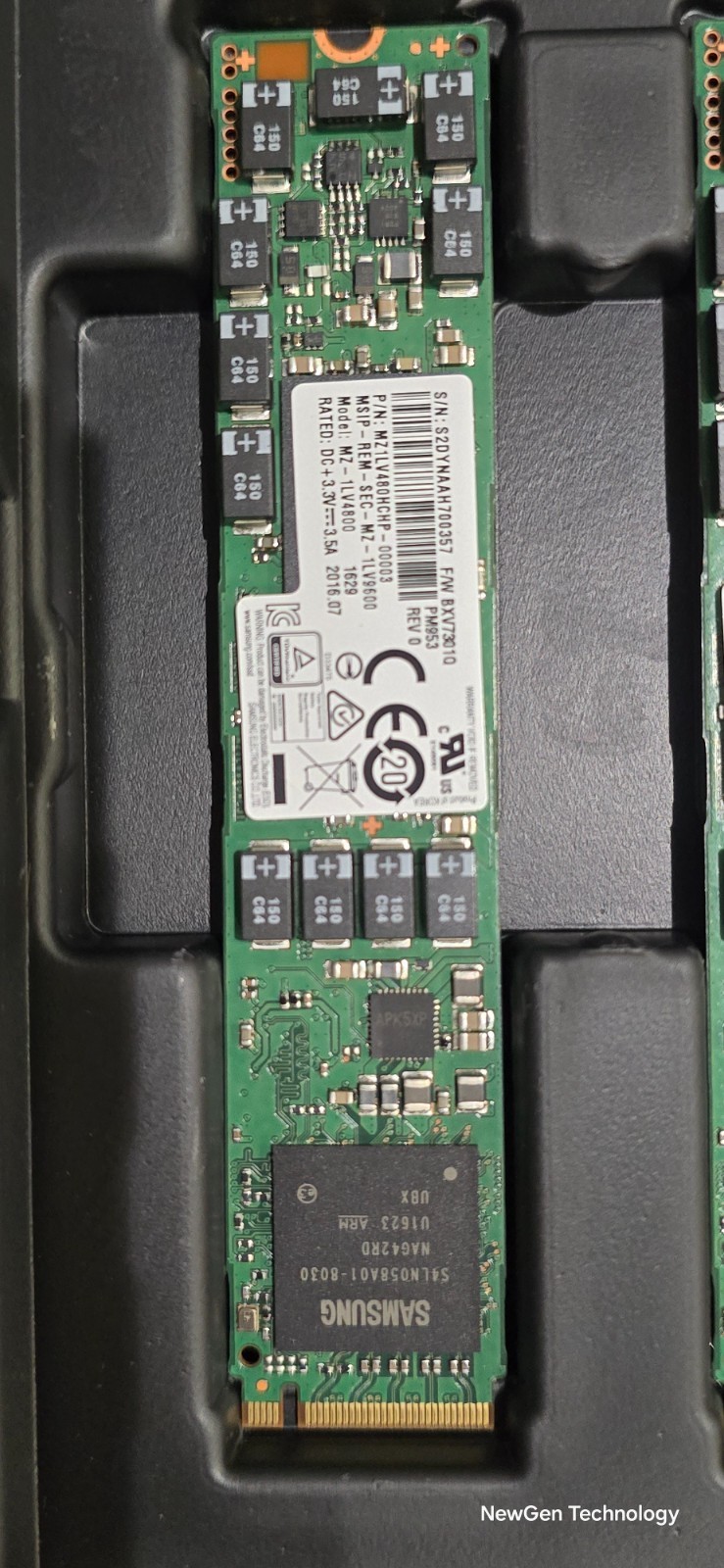 SAMSUNG 480GB NVME M.2 22110 PM953 SOLID STATE DRIVE SSD MZ1LV480HCHP-00003 -NEW