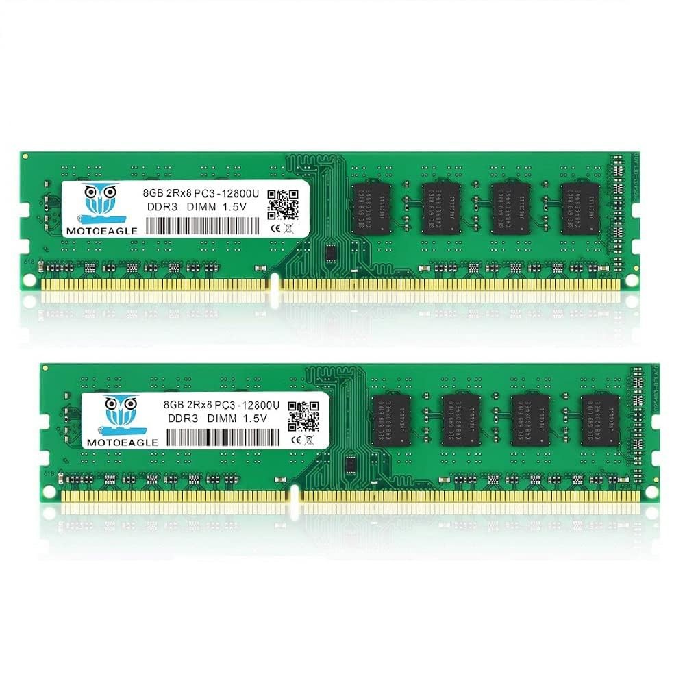 16GB (2x8GB) DDR3 1600MHz PC3-12800U UDIMM Desktop RAM Memory Kit