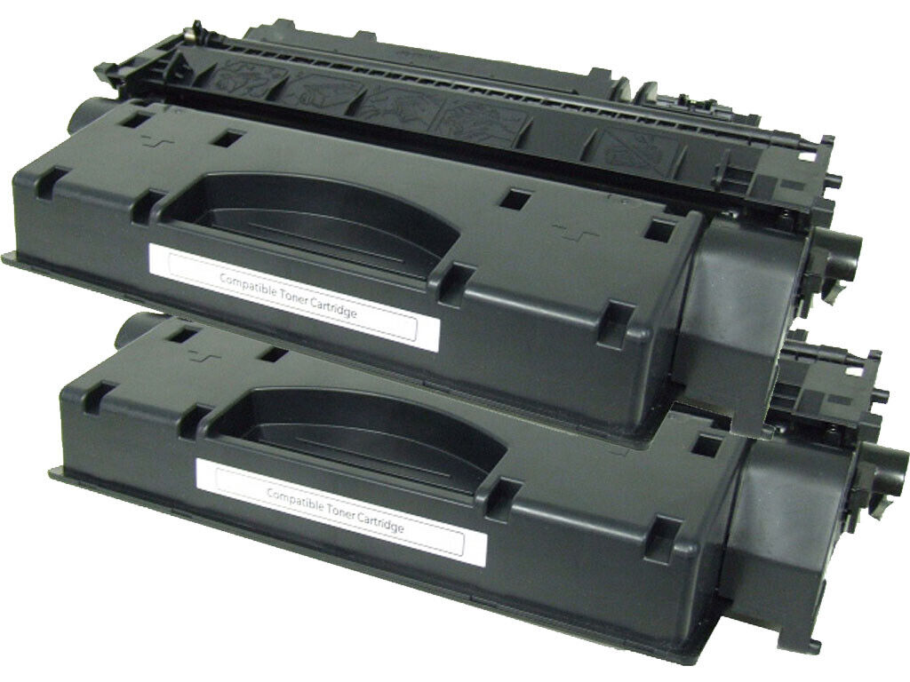 2pk of Compatible HP 80X Black Toner Cartridge CF280X for Laserjet M401 M425