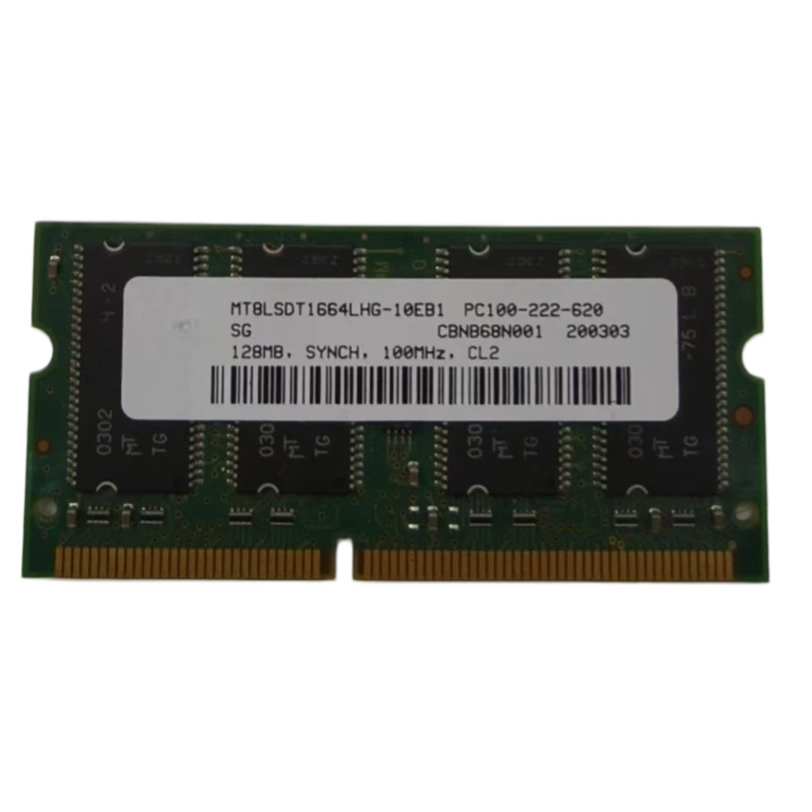 MT8LSDT1664HG-10EB1 Printer Parts Memory PC100-222-620 Fits For Micron 128MB