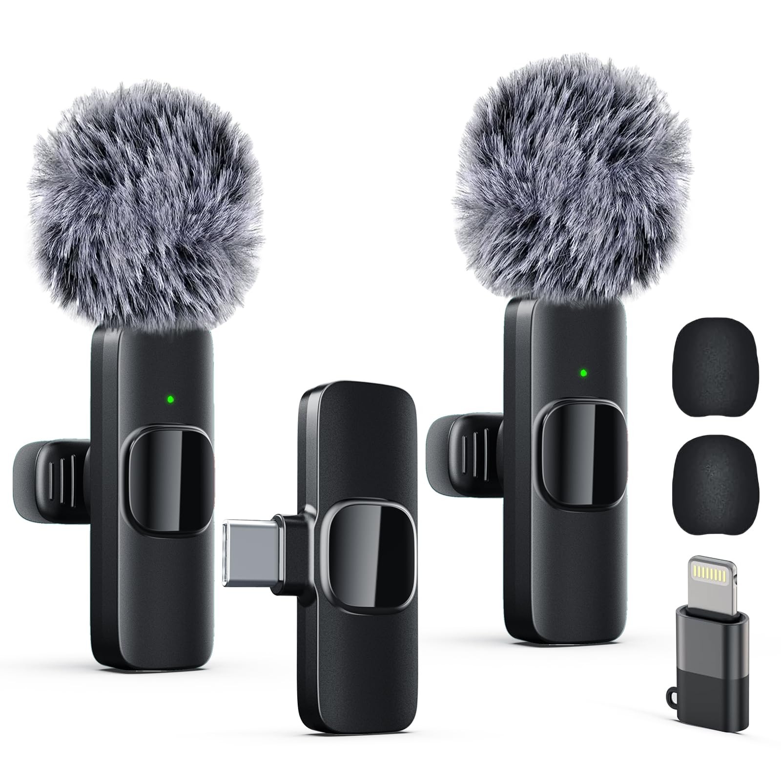 Labstandard Professional Wireless Lavalier Lapel Microphone for iPhone,...