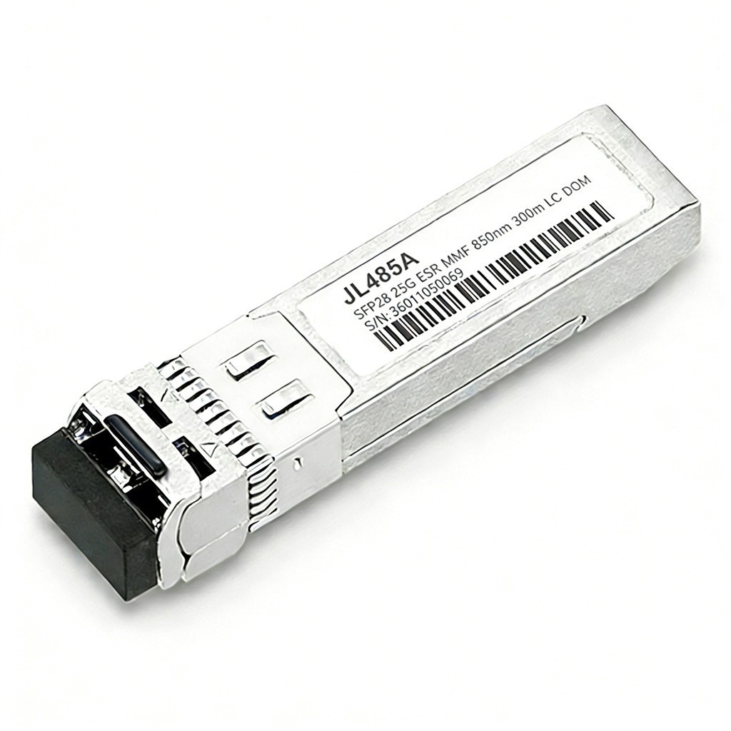 JL485A HPE Aruba Compatible 25GBASE-ESR SFP28 850nm 300m DOM Transceiver