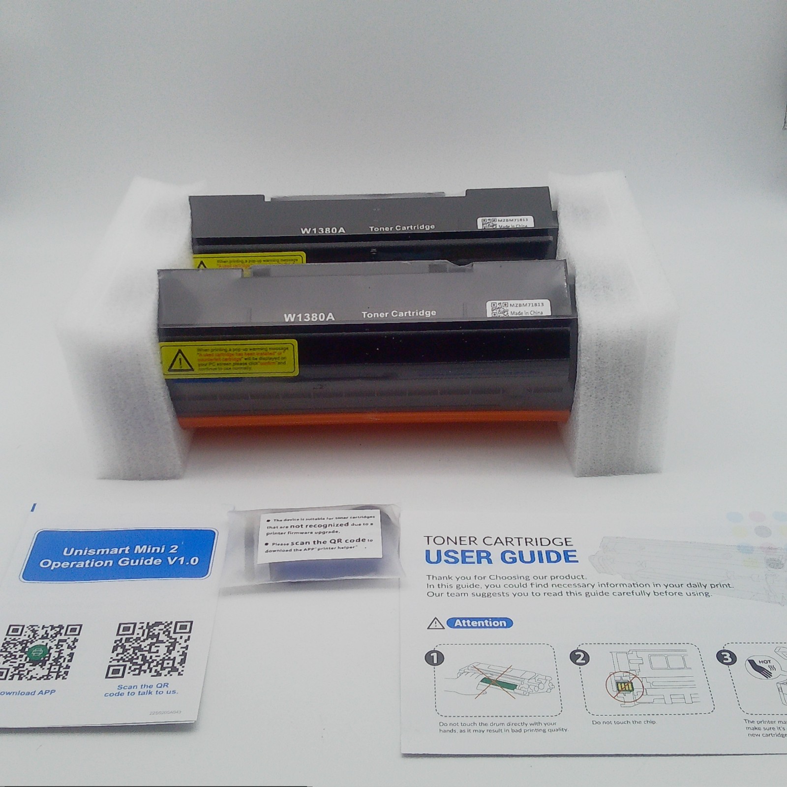 2PK W1380A Toner with Chip For 138A HP LaserJet Pro 3001dw 3001fdw MFP 3101fdw