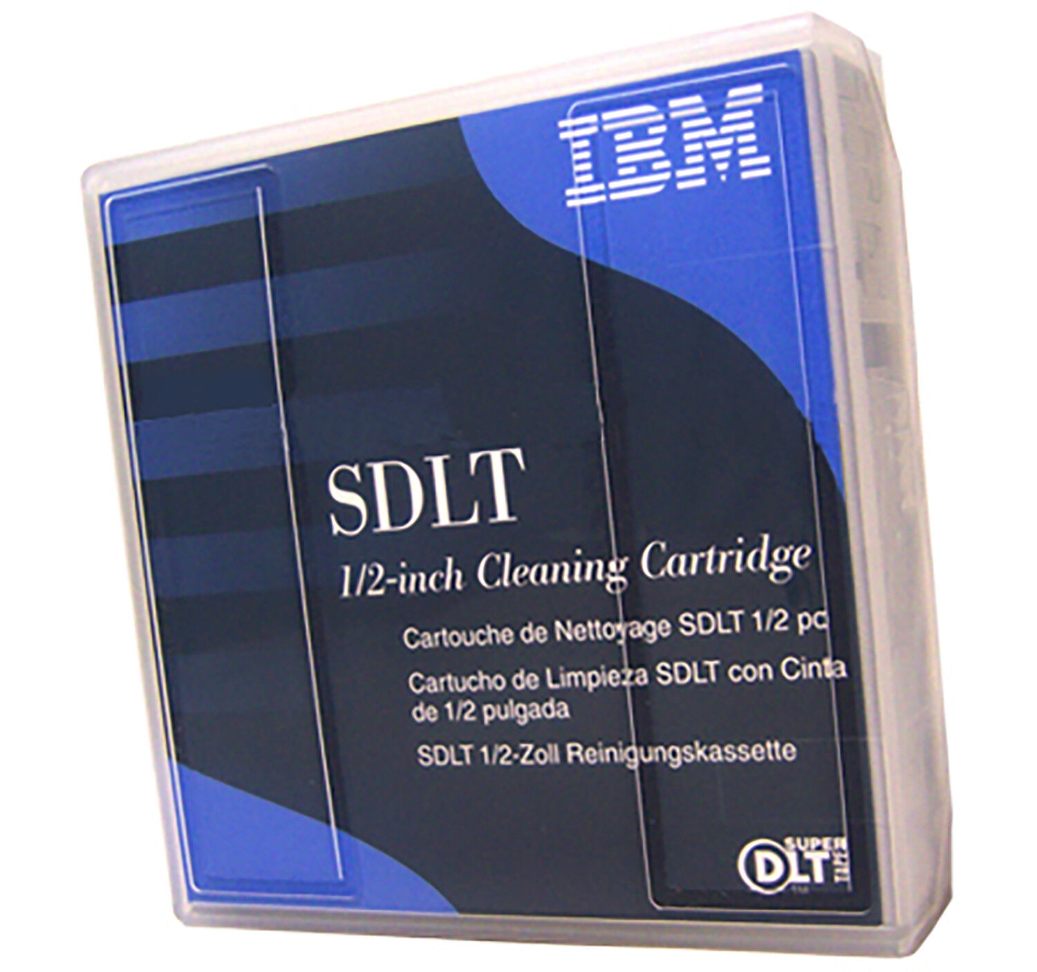 IBM DLT-SDLT 0.5in Cleaning Cartridge NEW 19P4357 1/2-inch Super  Single Pack