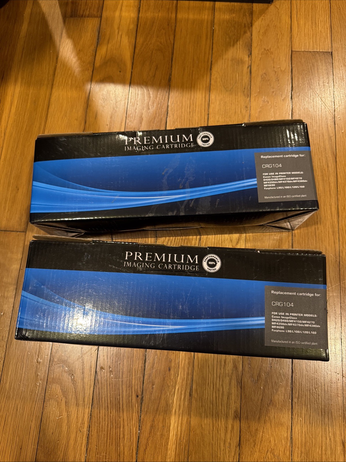 Compatible CRG-104  Premium Black Toner Cartridges  Lot Of (2) - New