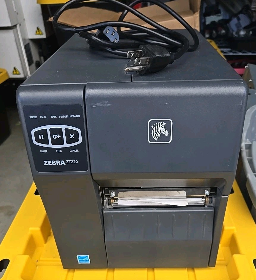 Zebra ZT220 Direct Thermal Commercial Label Printer USB W/Power Cord-Free Ship