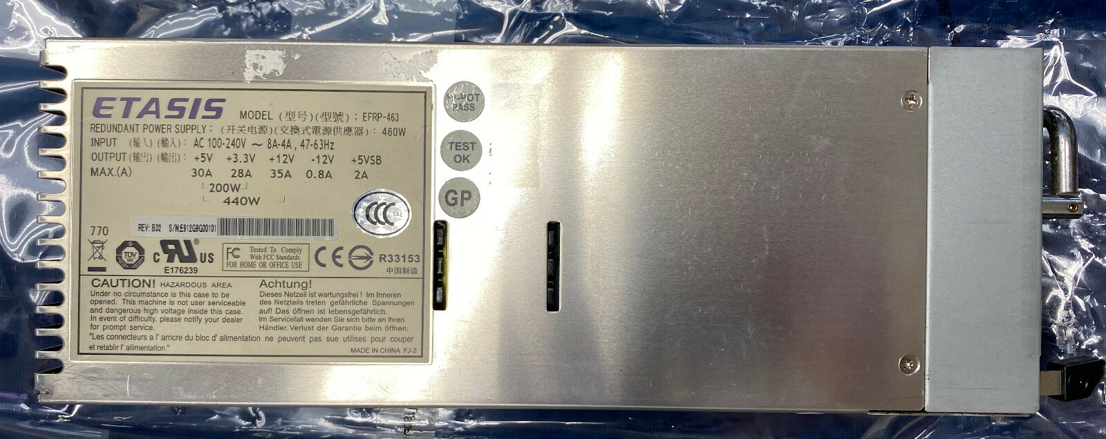 Etasis EFRP-463 460W Power Supply Module PSU
