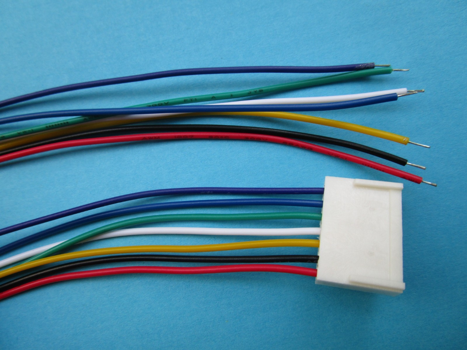 100 pcs 2510 Pitch 2.54mm 7 Pin Female Connector with 26AWG 300mm Leads Cable