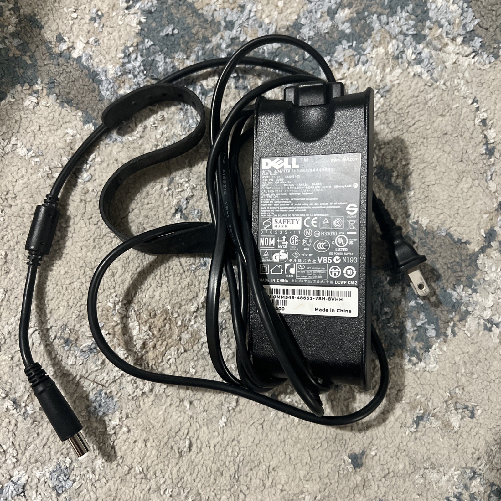 Dell DA90PS1-00 Laptop Charger AC Power Adapter  MM545 19.5V 4.62A 90W