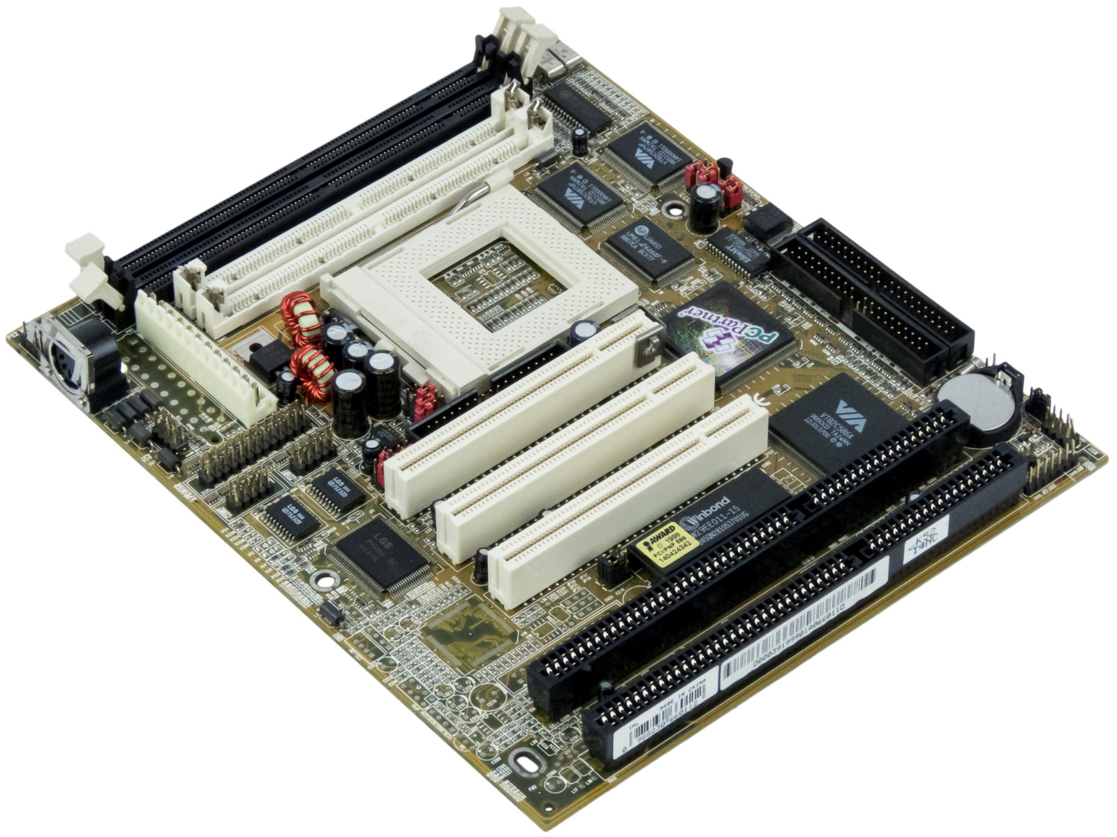 PCPARTNER 35-8823-01 SOCKET 7 2x SDRAM 2x SIMM 3x PCI 2x ISA AT MOTHERBOARD