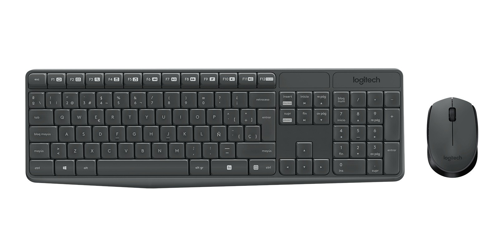 New Logitech MK235 Wireless Keyboard and Mouse Combo  – Spanish ES Layout