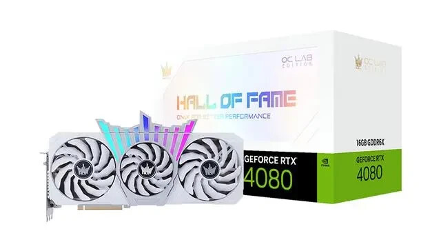 GPU New For GALAX GeForce RTX 4080 HOF OC LAB Plus-X 16GB Graphics card OEM