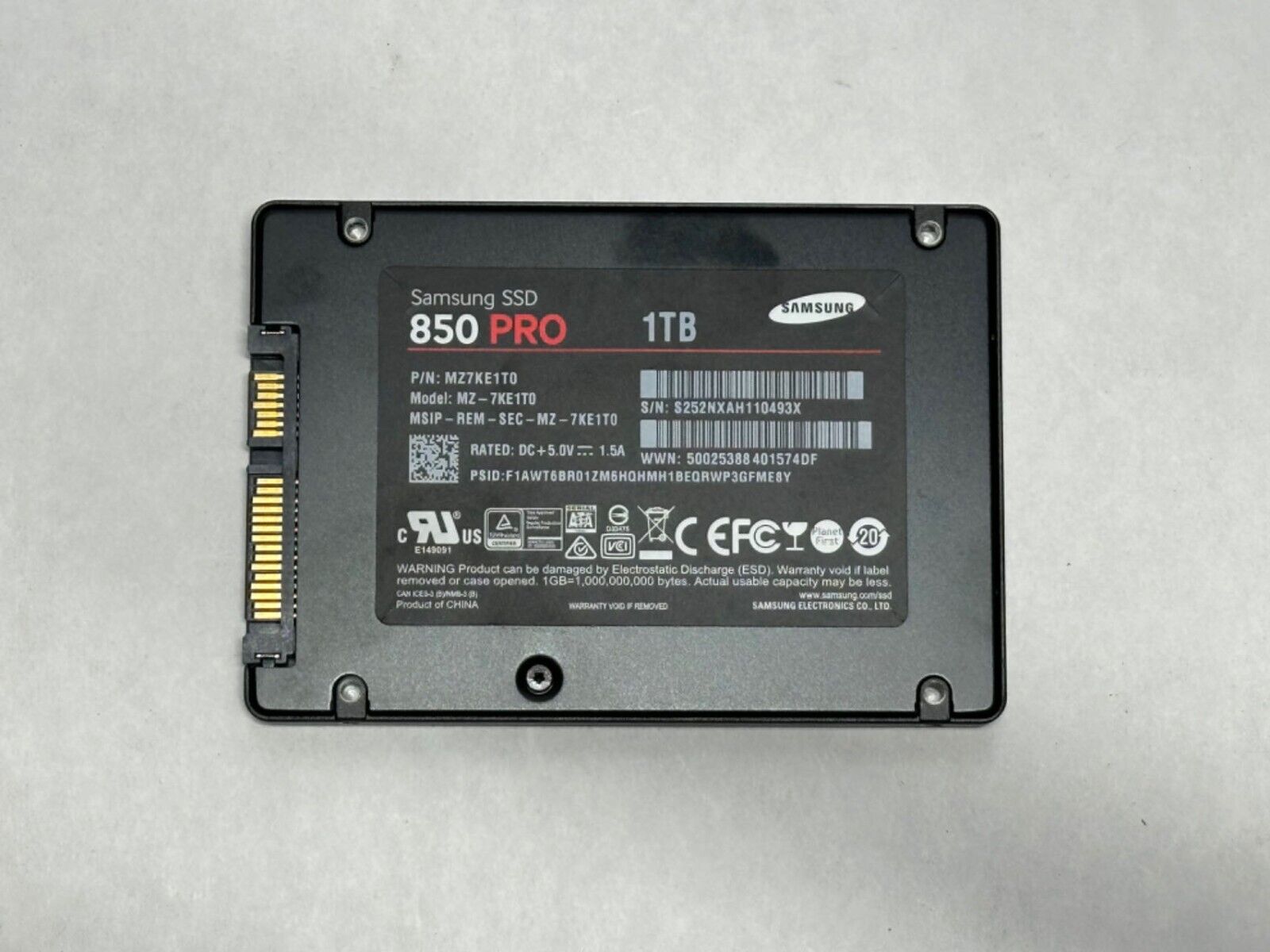 Samsung 850 PRO 1TB SATA 2.5
