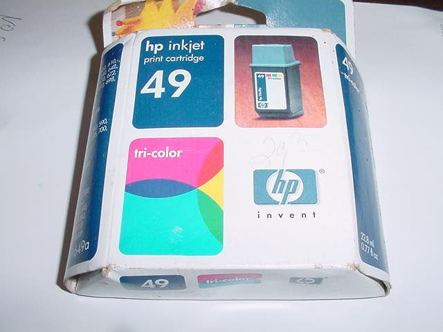 HP Inkjet 49 Tri-Color Print Ink Cartridge Genuine 51649A New Sealed