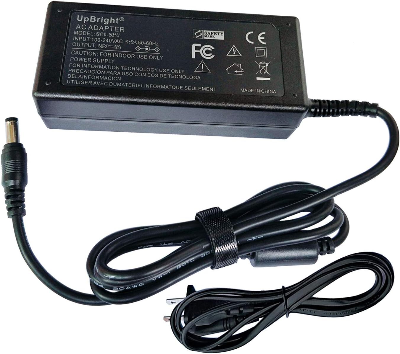 12V AC/DC Adapter for Rockpals MT-CN500 500W Lithium Battery Generator