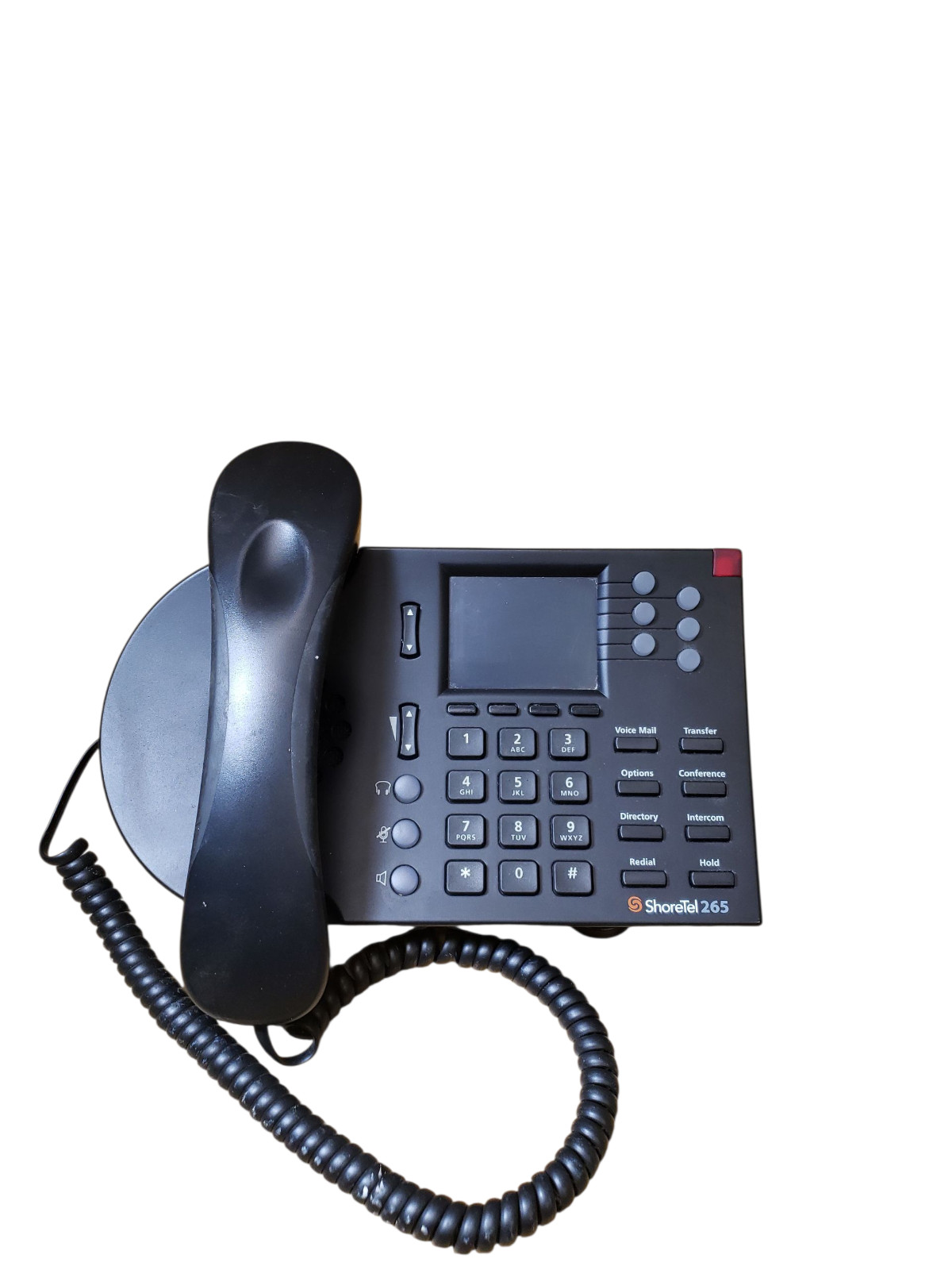 ShoreTel IP 265 Shorephone S36 VoIP Phone 6 Line Display w/ Stand + Handset