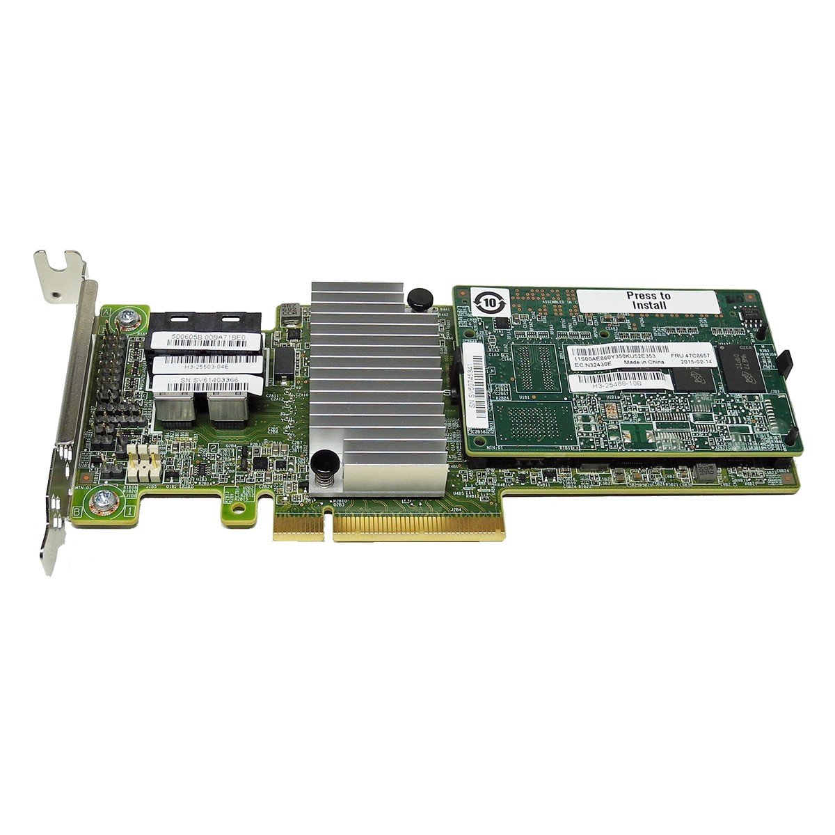 IBM ServeRAID M5210 12Gb 1GB Cache RAID Controller 46C9111 LP 44W3393