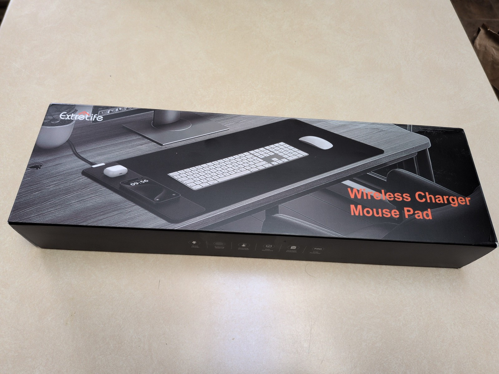 ExtreLife fMouse Pad with 15W Fast Wireless Charging, 31.5"x15.75" XXL Large