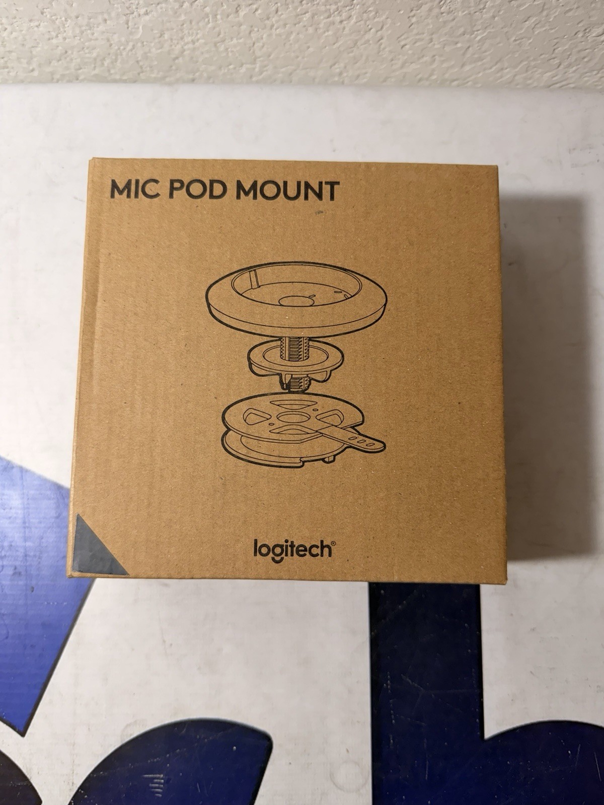 Logitech  Rally Mic Pod Table Mount 952-000002