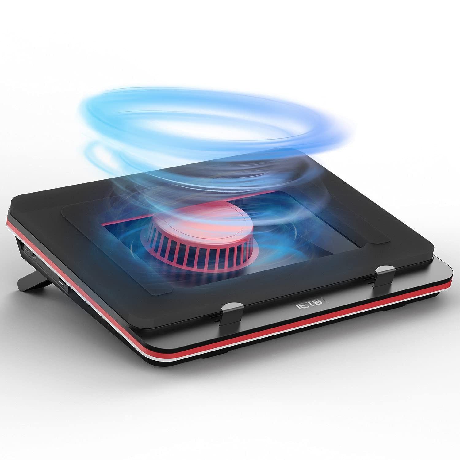 GT500 Powerful Turbo-Fan (5000 RPM) Laptop Cooling Pad with Infinitely Variable