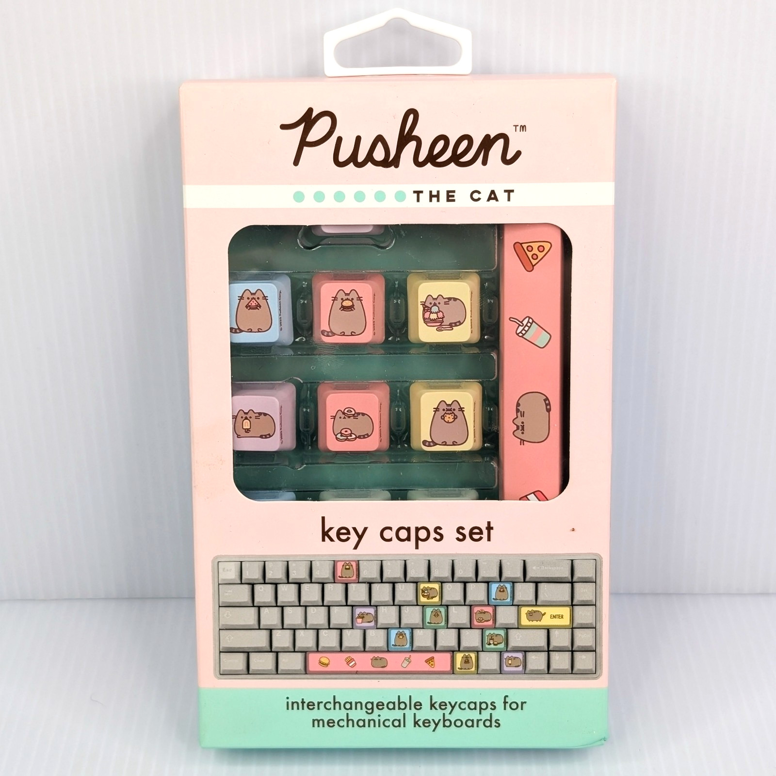 Pusheen The Cat Computer Keyboard Key Caps Set Mechanical Keyboard Cute Gift