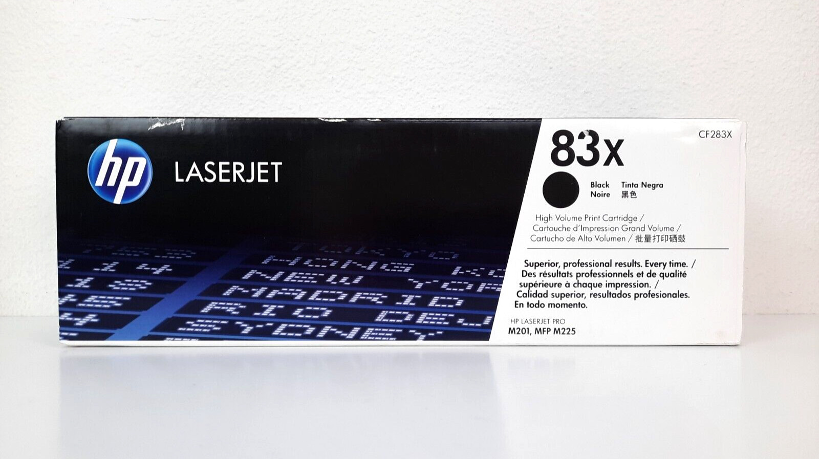 Genuine HP 83X High Volume Black LaserJet Print Cartridge CF283X, New Sealed
