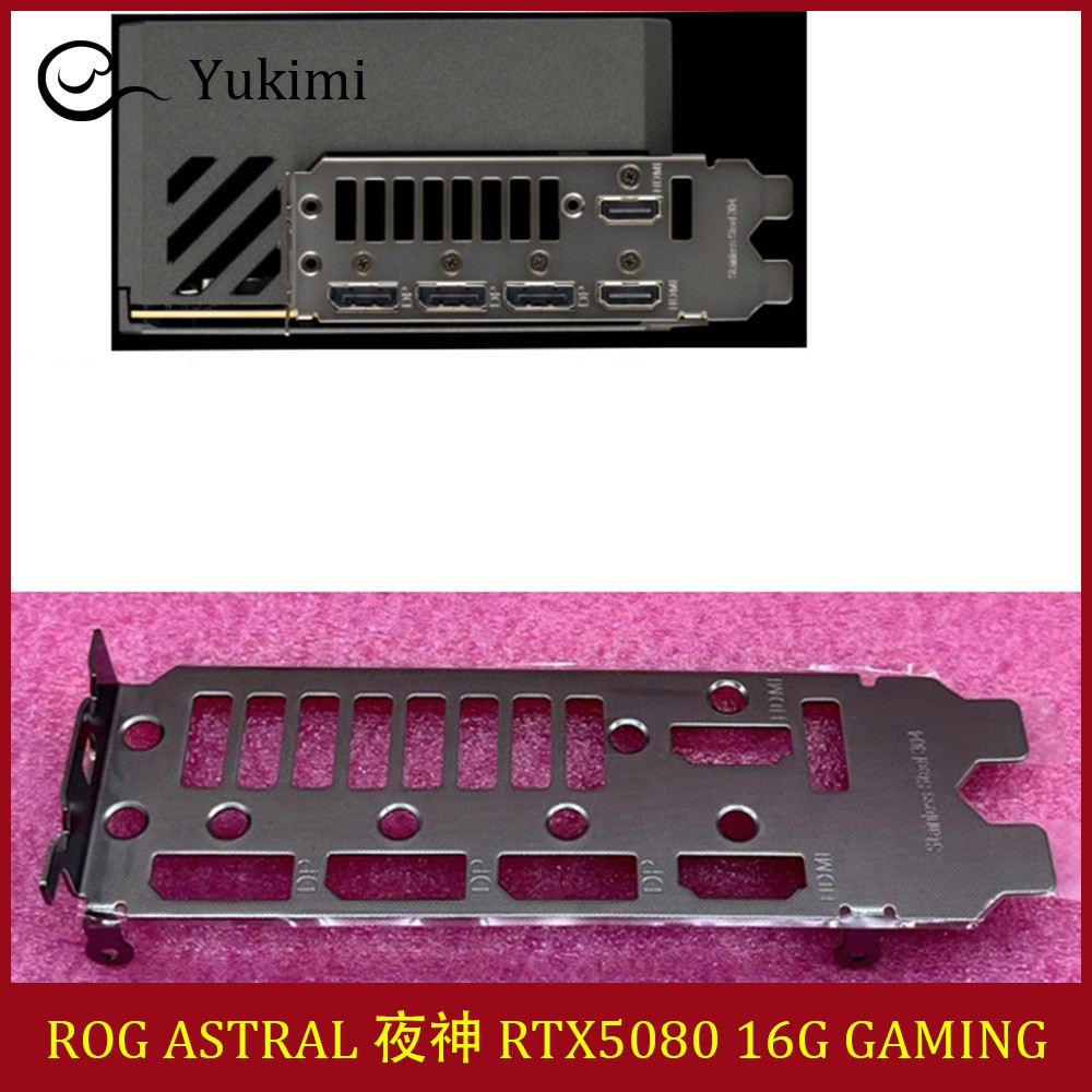 NEW FOR ASUS ROG ASTRAL RTX5080 16G GAMING Ｍotherboard I/O Shield Backplate