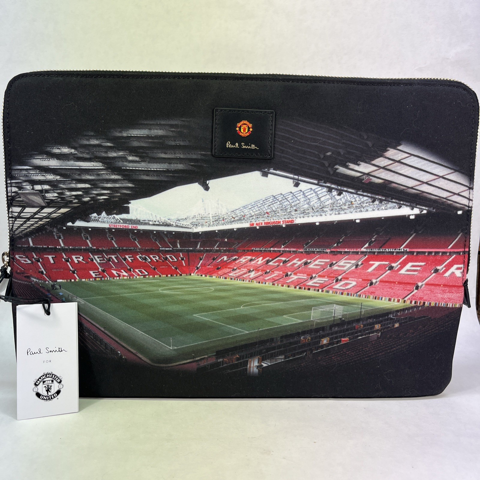 Designer Paul Smith Manchester United Laptop Case 13” Rare Collectors Item