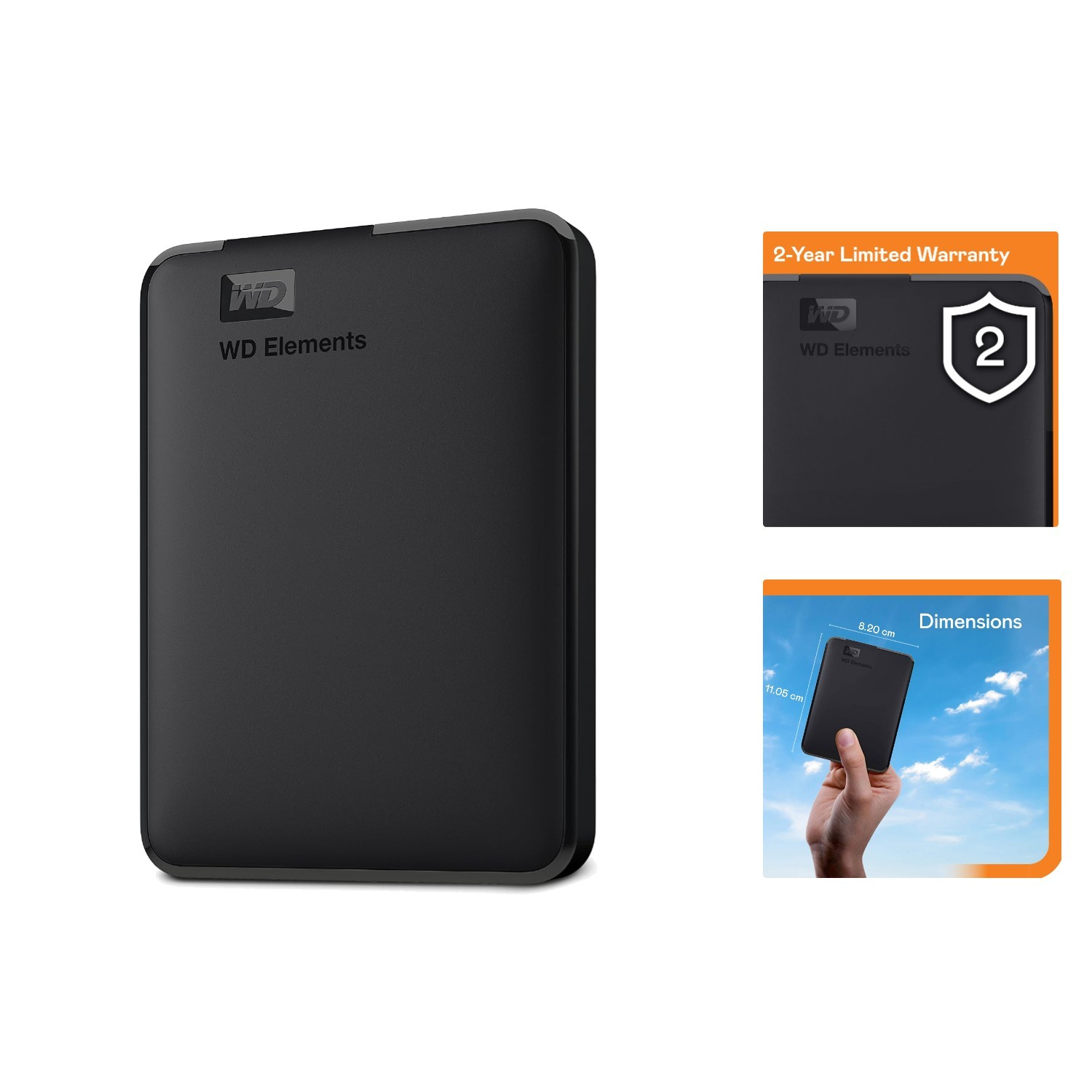 Superior 4TB Portable External Hard Drive - Fast Data Transfer for All Devices