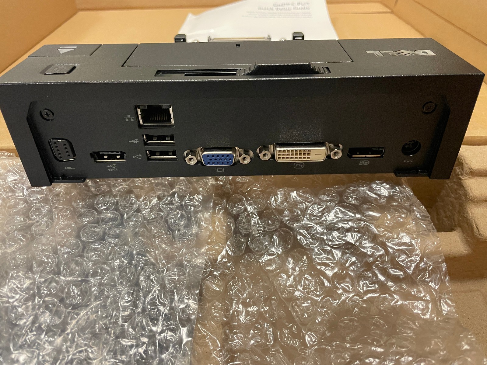 Dell Original E-Port II Docking Station With Charger 130W OEM USA Ship