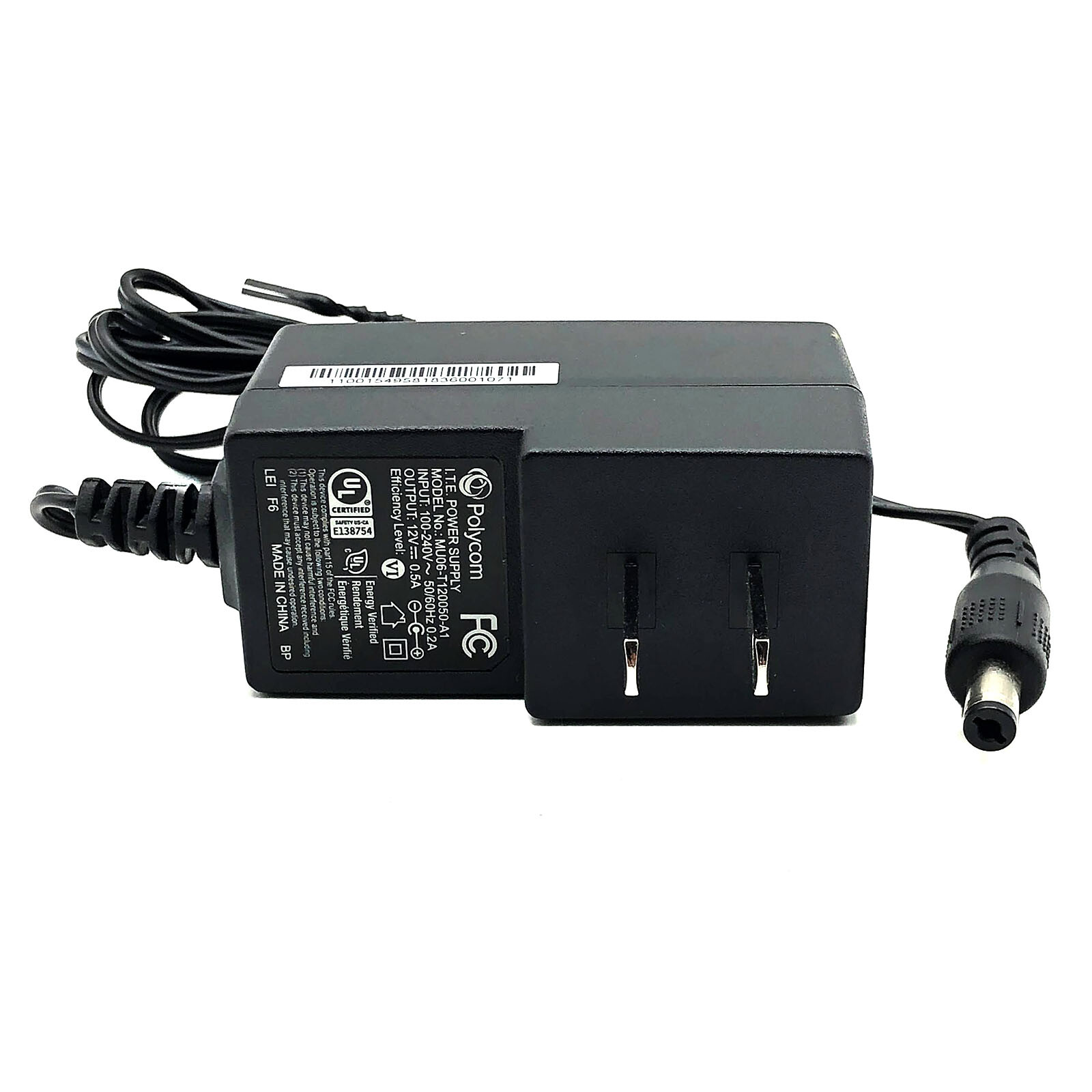 Original Polycom AC Adapter for Polycom VVX201 VoIP Phone 2201-40450-001