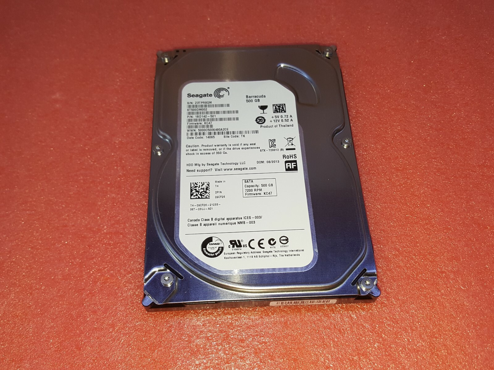 HP Pavilion HPE-541F 500GB SATA Hard Drive with Windows 10 Home 64-Bit