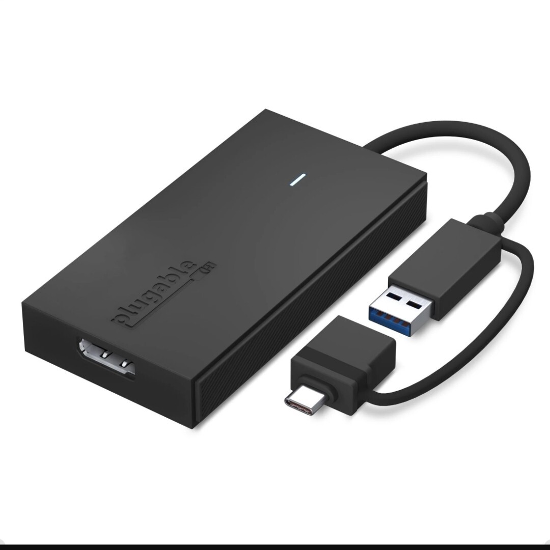 NEW Plugable UGA-DP-S USB Type-C & Type-A to DisplayPort Adapter