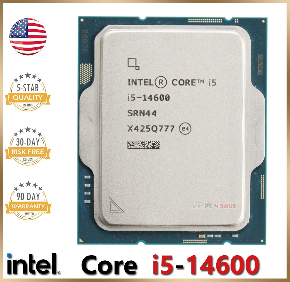 Intel Core i5-14600 CPU SRN44 5.2GHz Turbo 14-Core LGA-1700 Desktop Processor