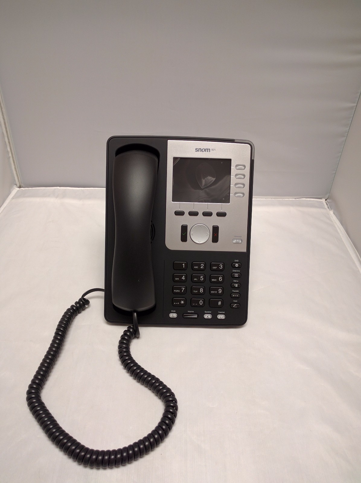 Snom 821 Gigabit VoIP/SIP Phone, 12-Line w/ PoE (Black)