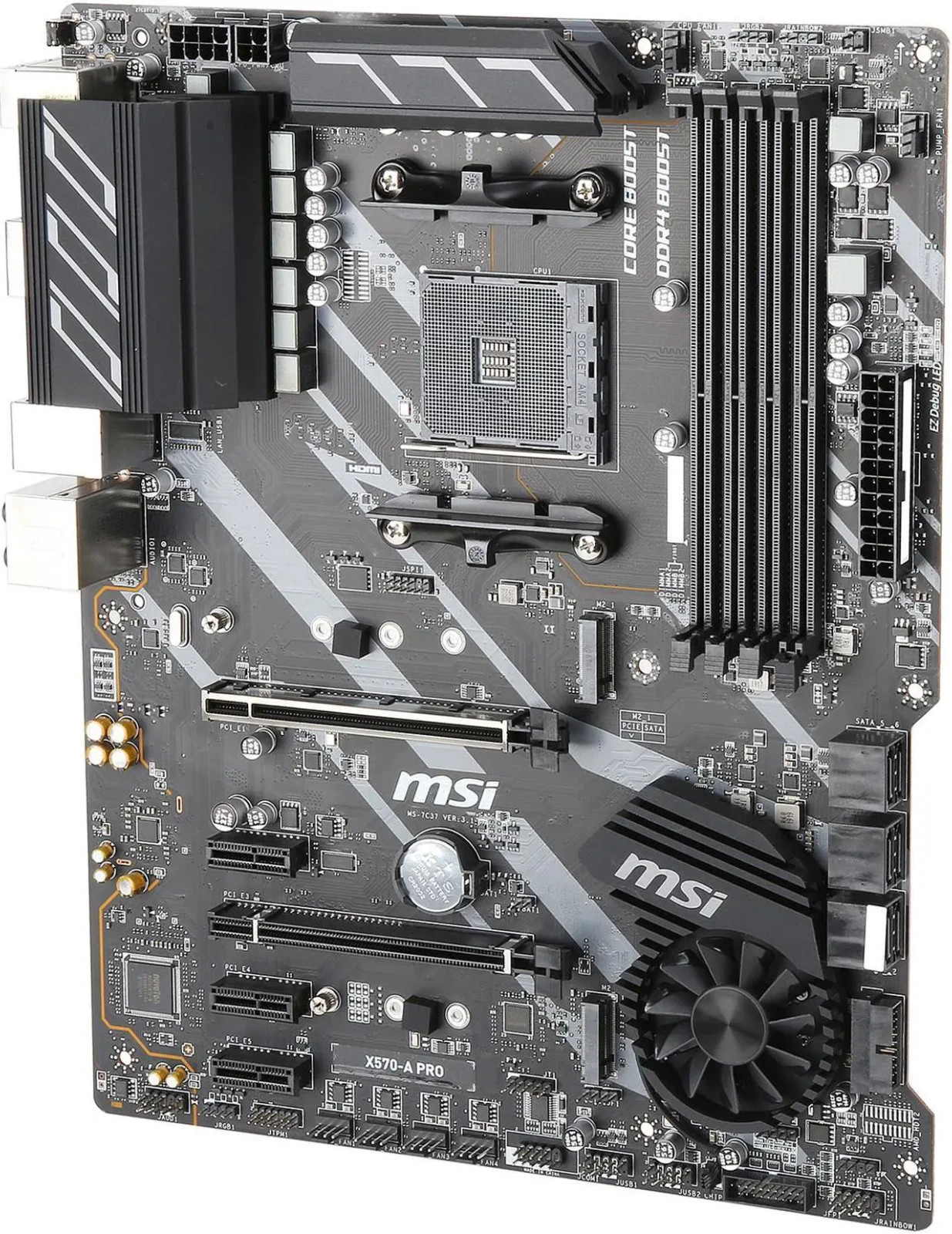 MSI X570-A PRO AM4 ATX Motherboard - PCIe 4.0, Dual M.2, USB 3.2 Quick delivery