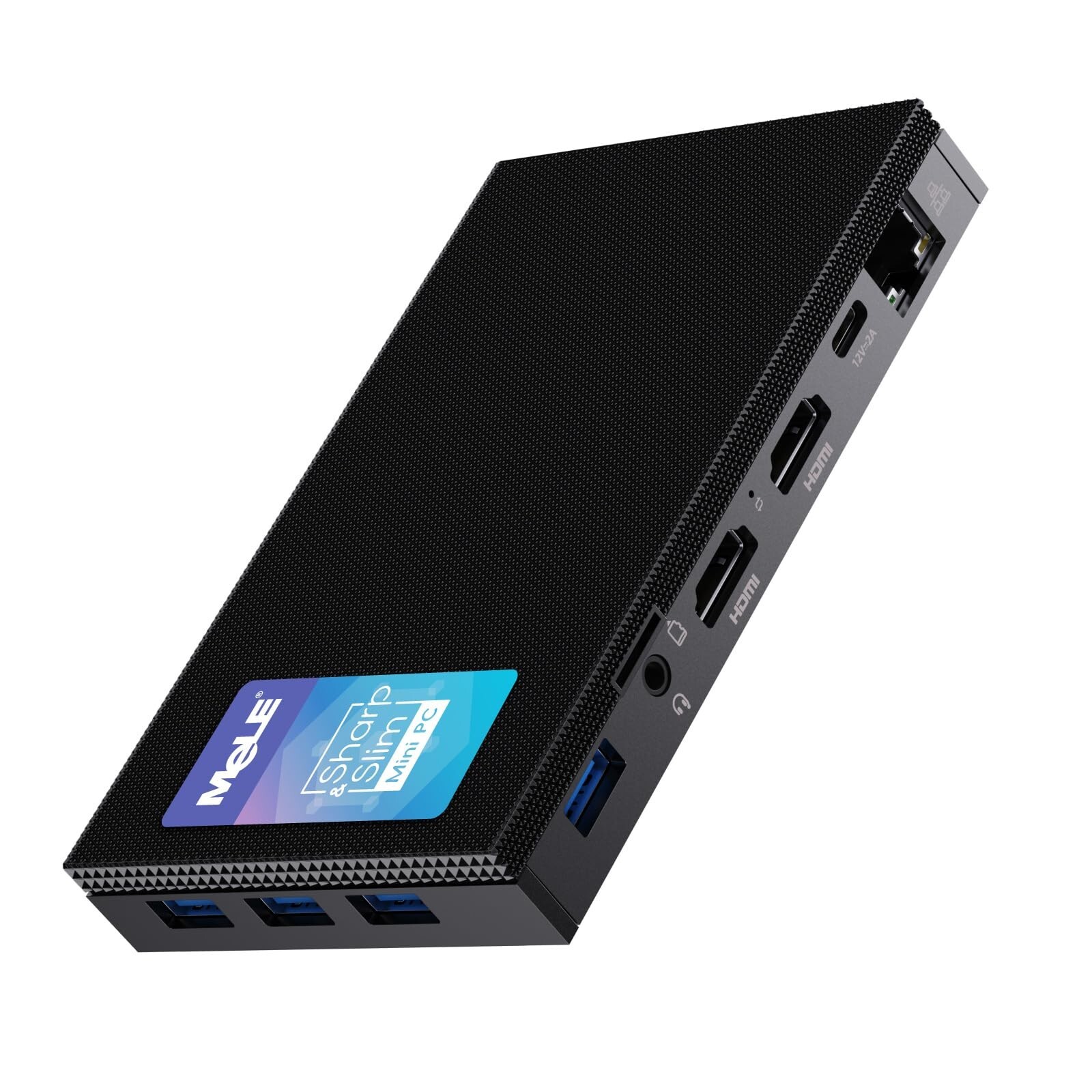 MeLE Fanless Mini PC Quieter3Q 11th Gen N5105 8GB 128GB Windows 11 Pro Micro ...