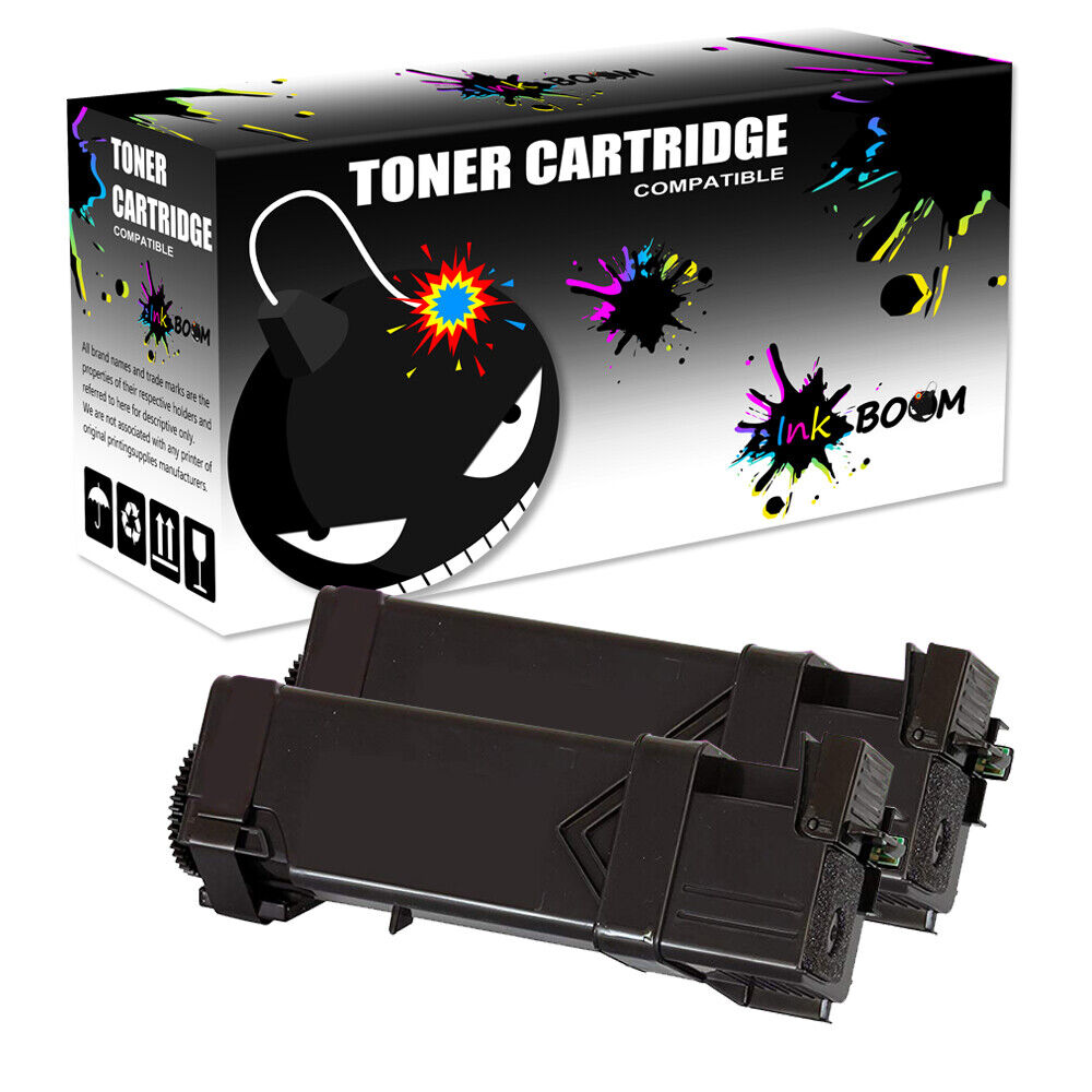 2 Black Toner Cartridge for Dell 2135 2130cn 2135cn