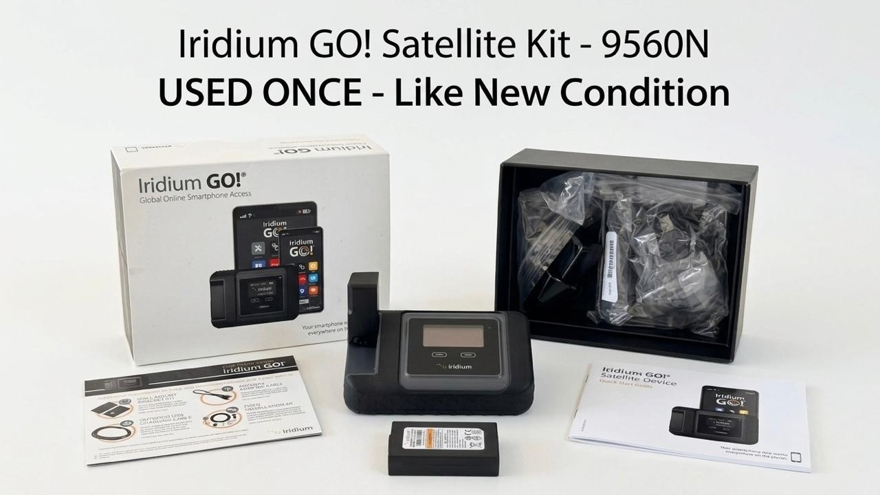 Iridium GO Satellite Hotspot Model 9560N P/N AHKTN1901 Great Condition, Boxed