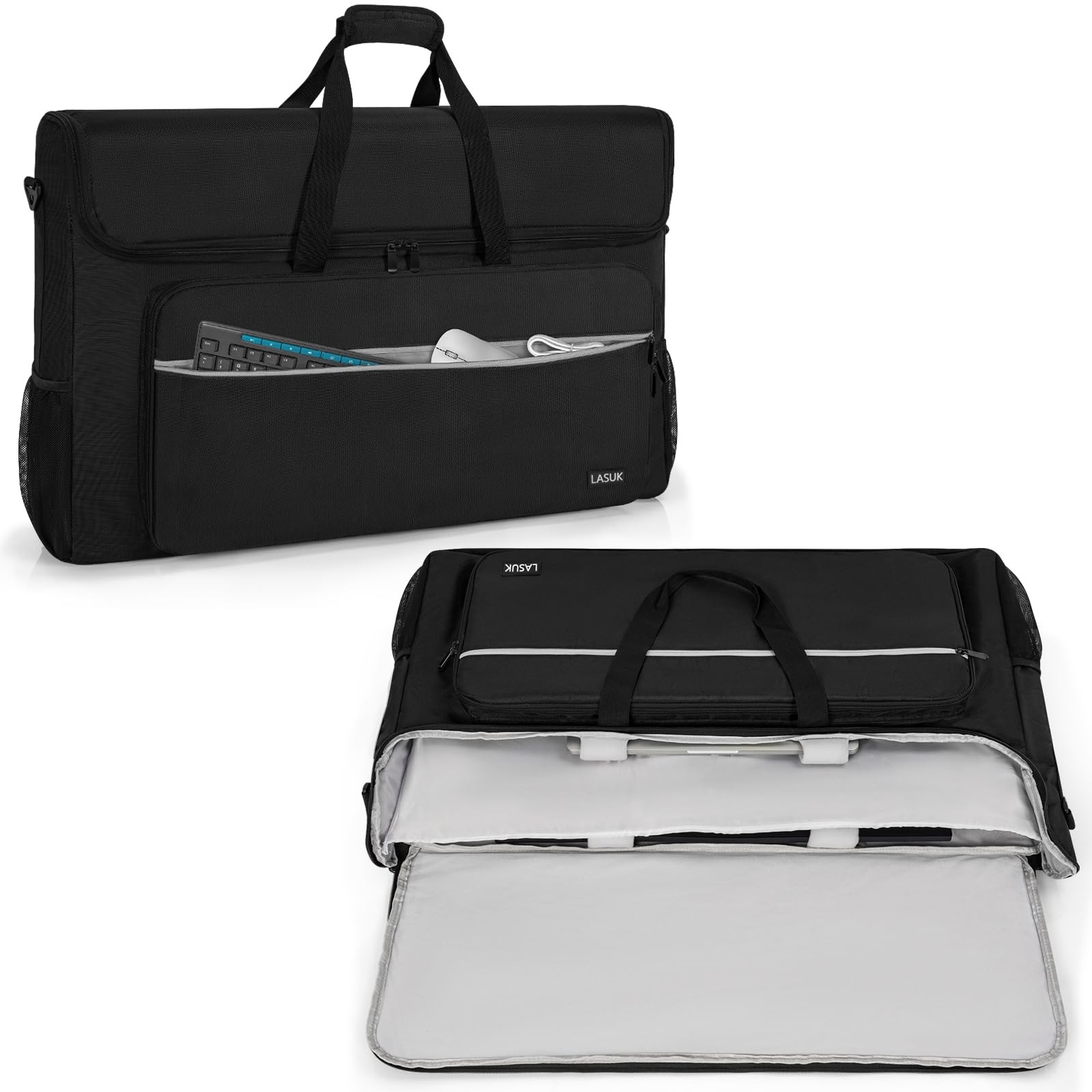 27-32“ Inch Monitor Transport Carrying Case(up to 2), Going Out Tote Bag With...