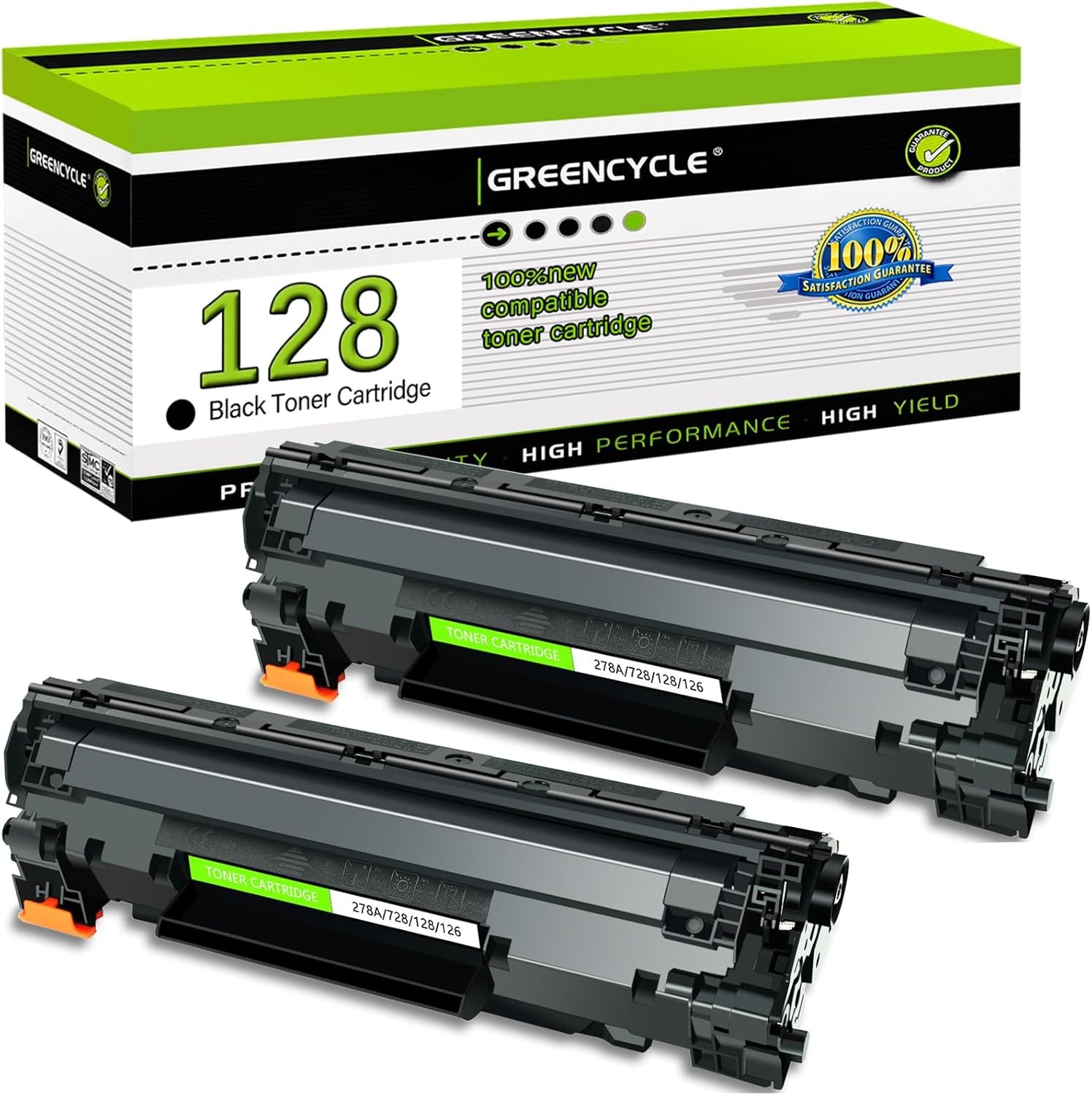 2PK CRG128 For Canon 128 Toner Cartridge ImageCLASS D560 D550 MF4880dw MF4770n