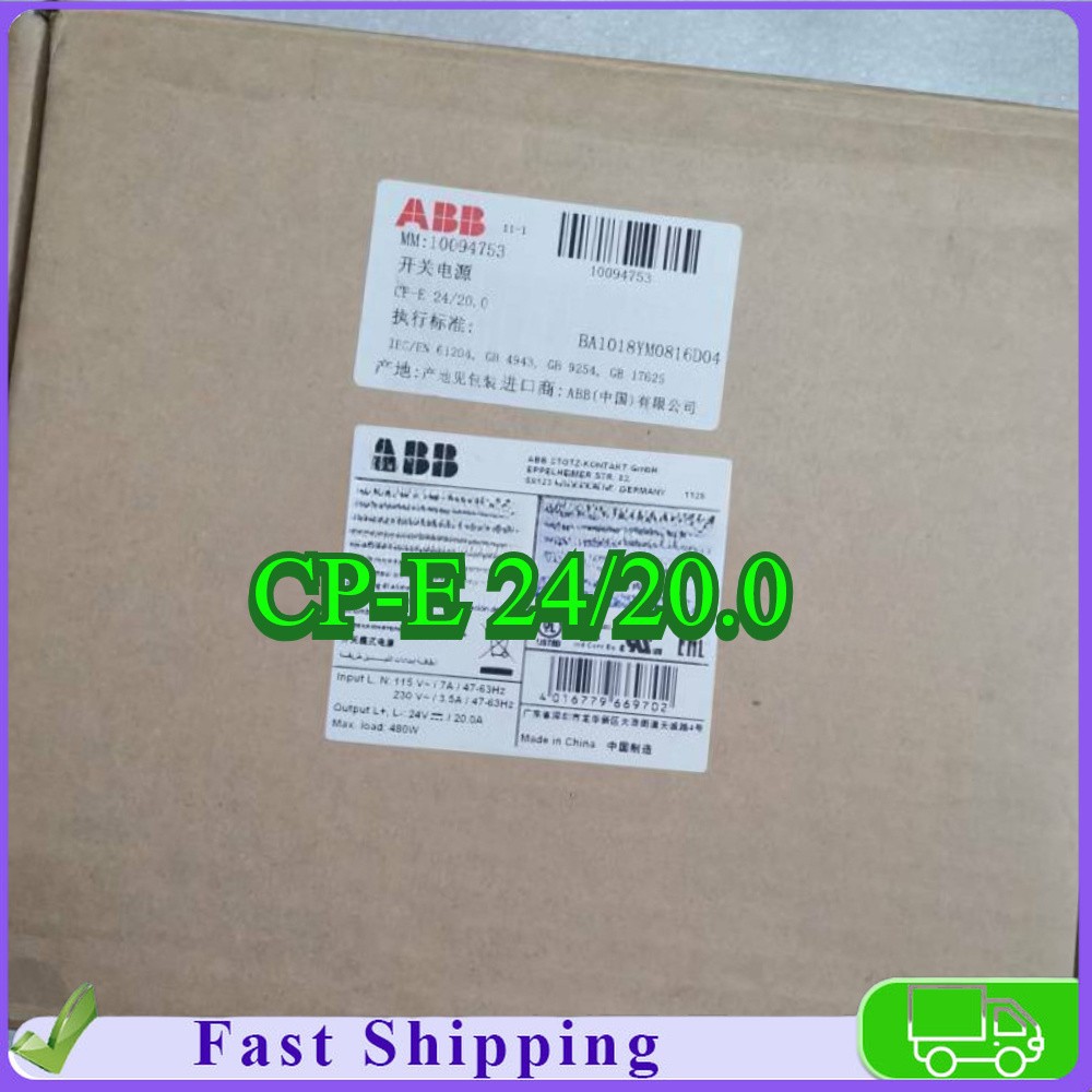 1pc ABB CP-E 24/20.0 switch power supply 20A NEW