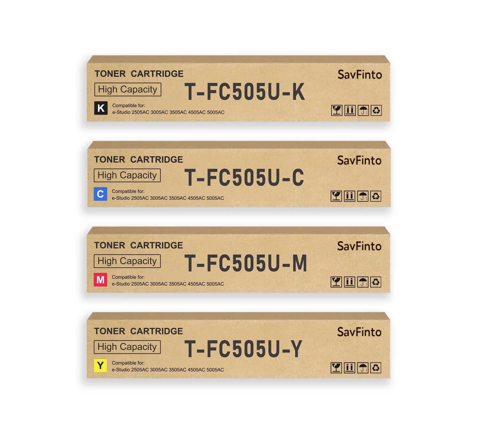 T-FC505U Toner Cartridge High Yield Compatible with T-FC505U-K T-FC505U-C T-F...