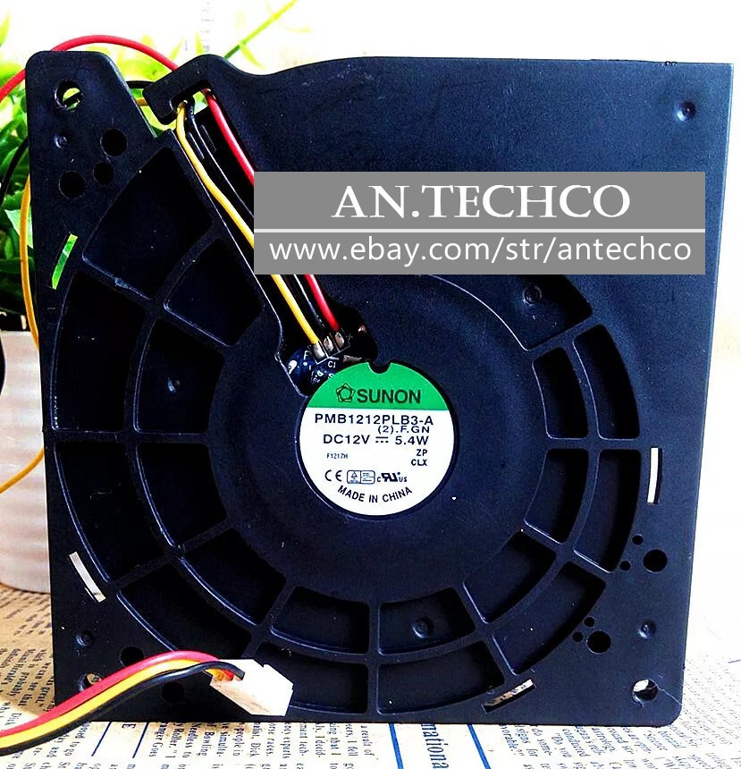 For Sunon PMB1212PLB3 120*32mm DC 12V 5.4W 3 Lines Blower Cooling Fan