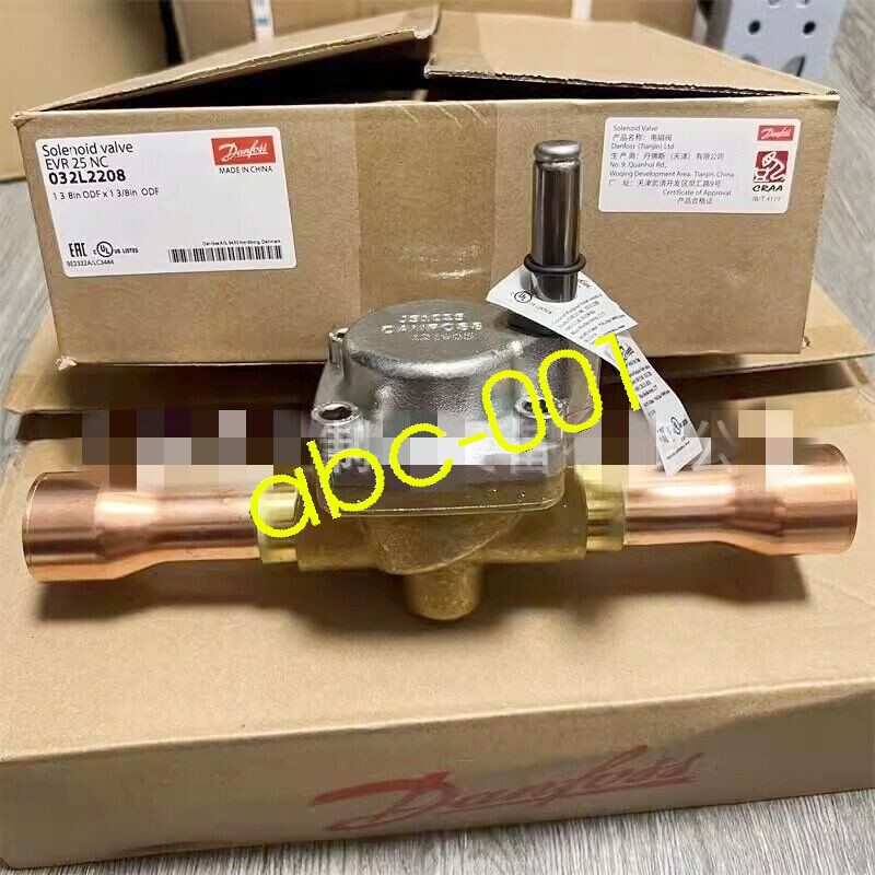 1pcs Danfoss Cold storage refrigeration Solenoid Valve EVR25 NC 032L2208  35mm